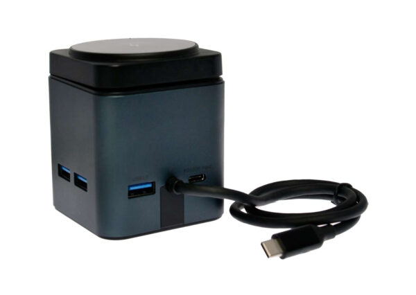 Dockingstation USB-C 9-i-1 med trådløs oplader - Green Heroes