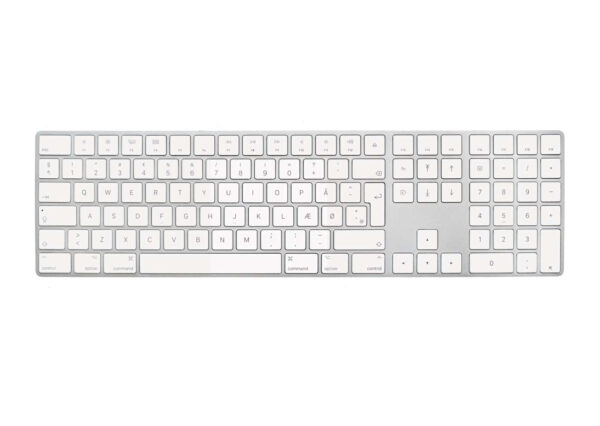 Apple Magic Keyboard 2 (lang / DK / hvid) Refurbished - Apple