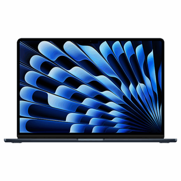 MacBook Air 15" 2024 (A3114) | M3 | 8GB | 256GB | Midnight | Meget god - Apple