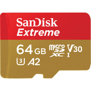 SANDISK MicroSDXC Extreme 64GB 160/60MB/s A2 C10 V30 UHS-I U3 - Droneland