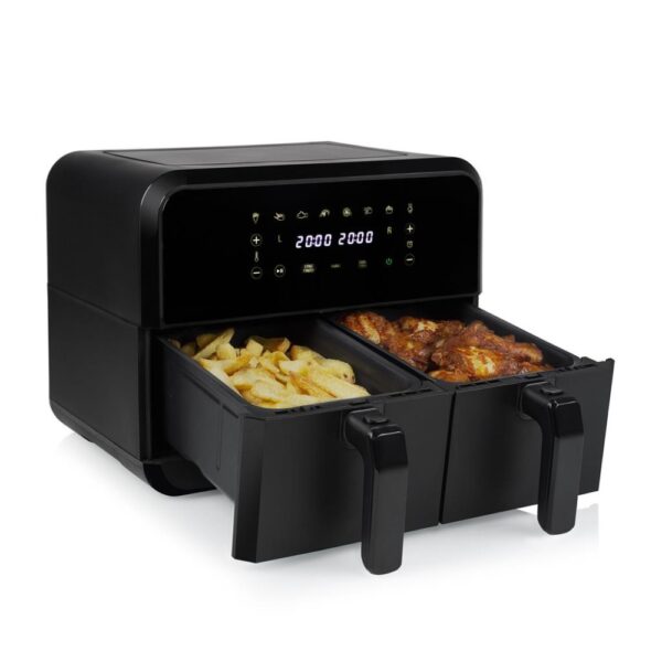 Princess Double Basket Airfryer Double hot air fryer 2.4kW Sort - Droneland