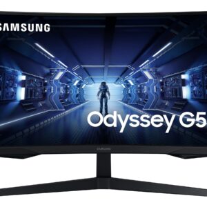 Samsung Odyssey G5 C27G54TQWU 27" 2560 x 1440 HDMI DisplayPort 144Hz curved buet gaming PC skærm - Droneland