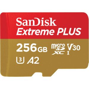 SANDISK MicroSDXC Extreme Plus 256GB 170/90MB/s A2 C10 V30 UHS-I - Droneland