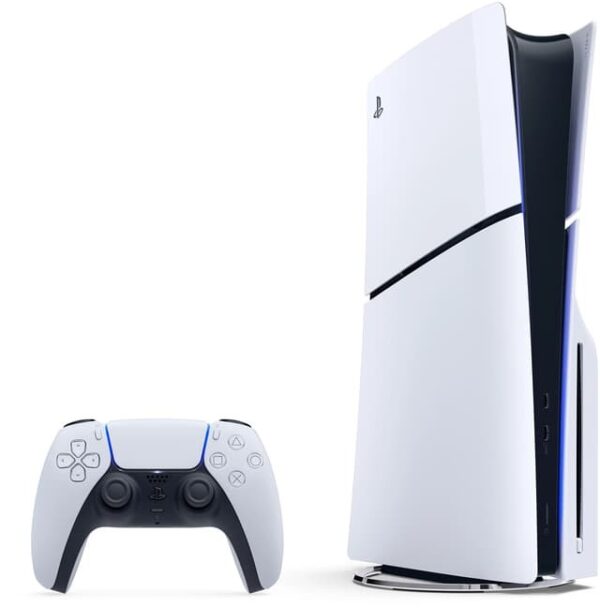 PlayStation 5 (PS5) Standard Edition Slim (D-Chassis) + 2 Gratis valgfri gaver - Droneland