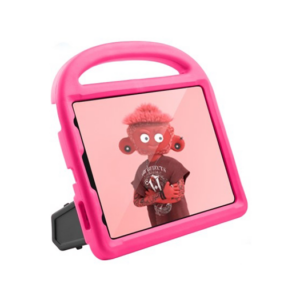 iPad Pro 11" (2020)  - Stødsikkert Børnecover M. Håndtag & Stander - Pink - EVA