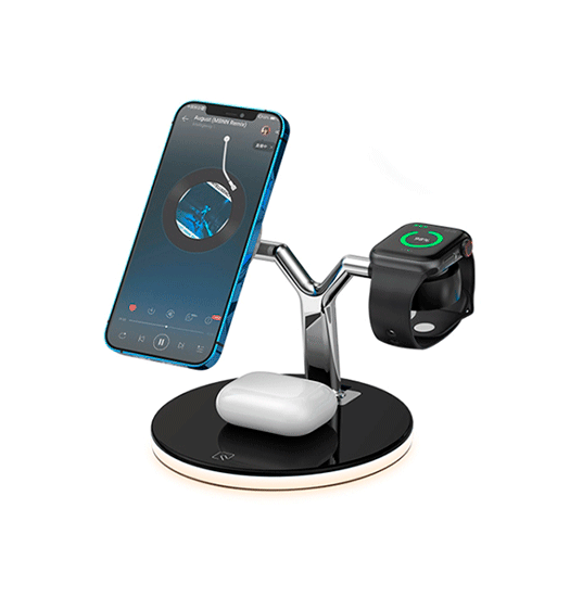 DeLX™ | 3-i-1 Ladestation M. MagSafe til iPhone - 23W - DeLX™