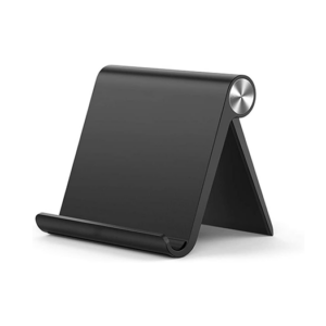 DelX S1 Holder i Foldbar Design til Smartphone & Tablet - Sort - Skærmbeskyttelse