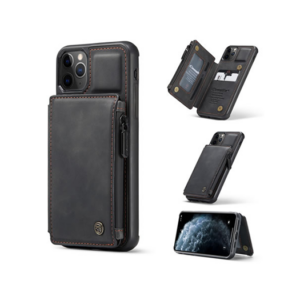 iPhone 11 Pro - CaseMe&trade; Æra Læder Etui M. Bag Pung - CaseMe