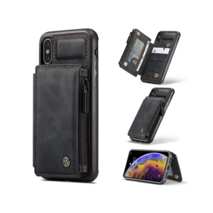 iPhone XS Max - CaseMe&trade; Æra Læder Etui M. Bag Pung - CaseMe