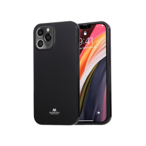 iPhone 12 Pro Max  - Goospery&trade; Delight Silikone Cover - Black Onyx - Soft Touch