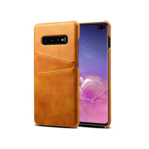 Samsung Galaxy S10+ (Plus) - NX Design Læder Bagcover - Lysebrun - NX Design
