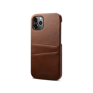 iPhone 12 Pro - NX Design&trade; Læder Cover M. Kortholder - Brun - NX Design