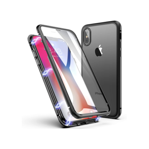iPhone Xs Max - MagGuard™ 360 Magnetisk Cover M. Hærdet glas - CaseMe