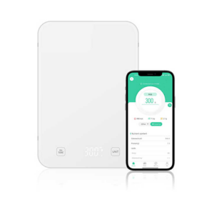 Køkkenvægt med APP - Smart Digitalvægt m. Ernæringsmåling - DeluxeCovers