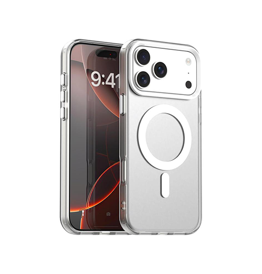 iPhone 17 Pro - DeLX™ Frosted Cover m. MagSafe - Hvid - DeLX™