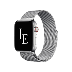 Apple Watch 42-44mm - Milanese Rustfri Rem - Sølv - Milanese