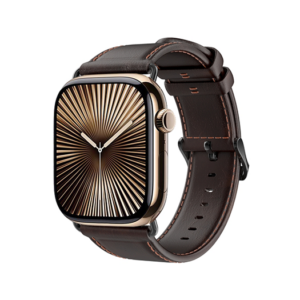 Apple Watch (42/44/SE/45/46/49mm) - DUX DUCIS&trade; Business Ægte læderrem - Brun - DUX DUCIS