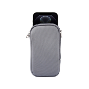 iPhone 17 Pro - Simple Nylon Sleeve Etui M. Lynlås - Grå - Simple