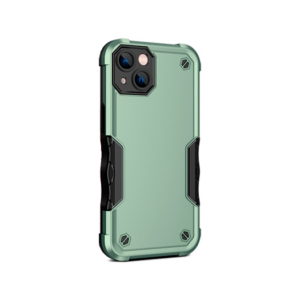 iPhone 13 Mini - REALIKE&trade; Pro Stødsikkert Håndværker Cover - Army/Grøn - Realike