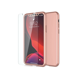iPhone 11 Pro - 360° Fuld Cover M. Beskyttelsesglas - Rose - DeluxeCovers