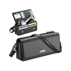 iPhone 17 Pro Max - CaseMe&trade; Multifunktionel Skuldertaske - Sort - CaseMe