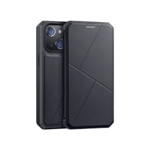 iPhone 13 Mini - DUX DUCIS&trade; Superior Læder Cover Etui M. Kortholder - Sort - DUX DUCIS