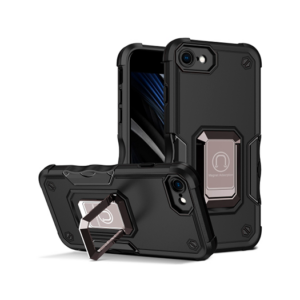 iPhone 7/8/SE(2020/2022) - PRO&trade; Armor Cover m. Ring Holder - Sort - NX PRO