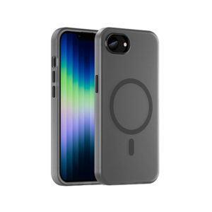 iPhone 7/8/SE(2020/2022) - DeLX&trade; Translucent MagSafe Silikone Cover - Sort - DeLX&trade;