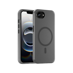 iPhone 16e - DeLX&trade; Translucent MagSafe Silikone Cover - Sort - DeLX&trade;