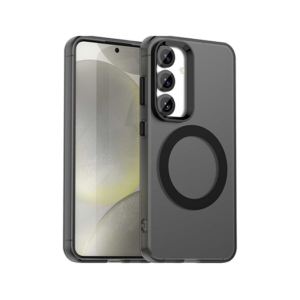 Samsung Galaxy S25 - DeLX&trade; Translucent MagSafe Silikone Cover - Sort - DeLX&trade;