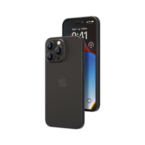 iPhone 15 Pro - Ultratynd Matte Series Cover V.2.0 - Sort - Ultratynd