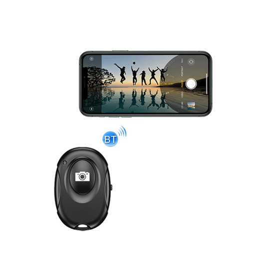 Trådløs Kamera Udløser (Fjernudløser) - Bluetooth 4.0 - Sort - DeluxeCovers