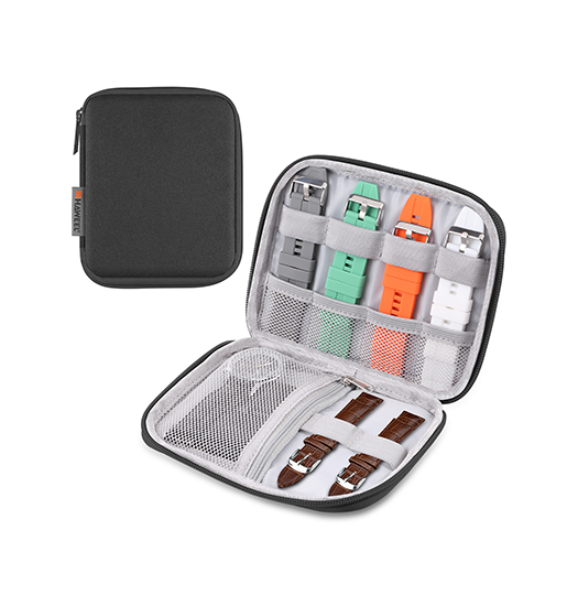 Apple Watch - Nylon Taske Portfolio Til Remme (Small) - Sort - HAWEEL™