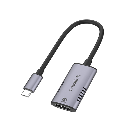 AMALINK™ | Adapter USB-C til HDMI 4K HD - Grå - AMALINK