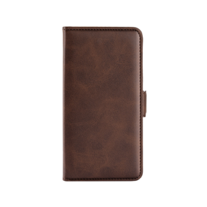 iPhone 16 Plus - Retro Diary Læder Cover Etui M. Pung - Brun - Retro Diary