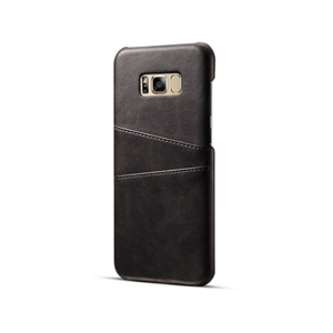Samsung Galaxy S8+ (Plus) - NX Design Læder Bagcover - Sort - NX Design