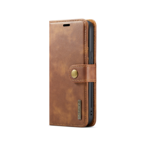 iPhone 6/6s - DG.MING&trade; Vintage 2-i-1 Læder Etui M. Cover - Brun - DG.MING&trade;