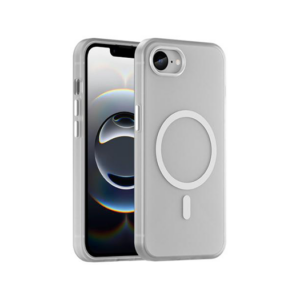 iPhone 16e - DeLX&trade; Translucent MagSafe Silikone Cover - Hvid - DeLX&trade;