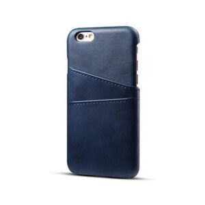 iPhone 6/6s - NX Design&trade; Læder Cover M. Kortholder - Blå - NX Design