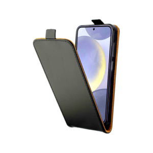 Samsung Galaxy S24 Plus - Diary Vertikal Læder FlipCover Etui - Sort - Diary Vertikal