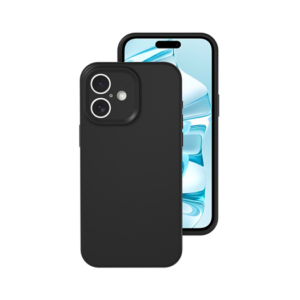 iPhone 16 - Deluxe&trade; Jelly Silikone Cover - Sort - DeluxeCovers