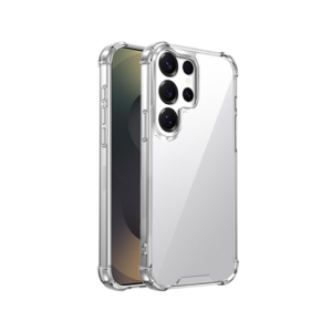 Samsung Galaxy S25 Ultra - DeLX&trade; Silent Stødsikker Silikone Cover - Gennemsigtig - DeLX&trade;