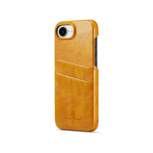 iPhone 16e - NX Design&trade; Læder Cover M. Kortholder - Lys brun - NX Design