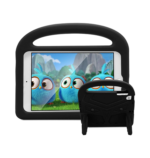 iPad 2/3/4 - Stødsikkert Børnecover M. Håndtag & Stander - Sort - EVA