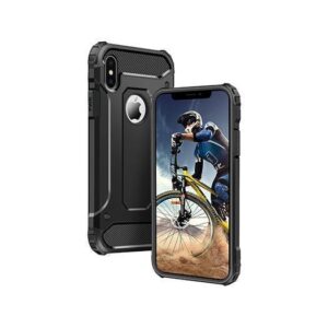 iPhone X/Xs - ARMOR-HV&trade; Stødsikkert Håndværker Cover - Sort - ARMOR-HV&trade;