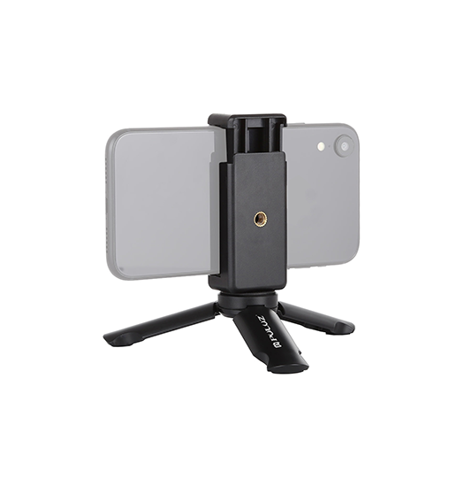 PULUZ™ | Small Tripod Mobil / iPhone Stativ m. Mikrofon holder - Sort - PULUZ