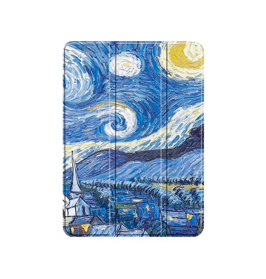 iPad Pro 11" (2024) - DeLX™ Trifold ArtCover M. Stander - Blue Sky - DeLX™