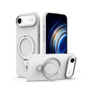 iPhone 17 Air - DeLX&trade; Silikone Cover m. MagSafe Ring  - Hvid - DeLX&trade;