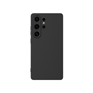 Samsung Galaxy S25 Ultra - Deluxe&trade; Soft Touch Silikone Cover - Sort - DeluxeCovers