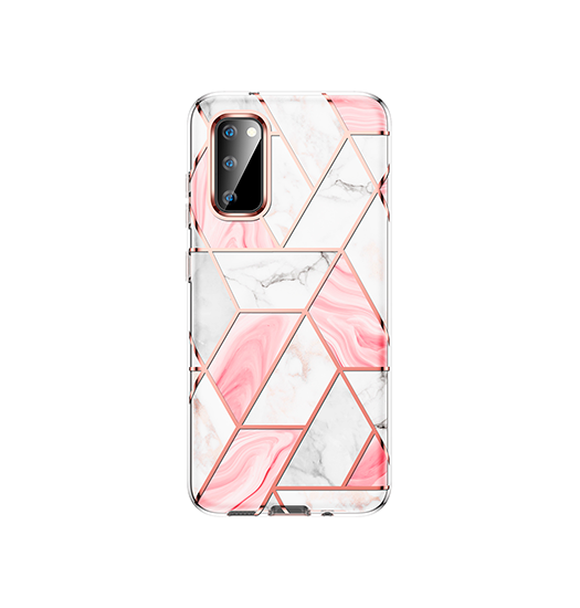 Samsung S20+(Plus) - UNIQ™ Marble Silikone Cover - Rose Pearl - UNIQ